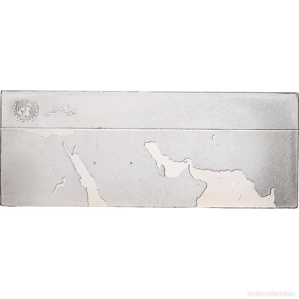 Medallas hist&oacute;ricas: [#1529222] Francia, medalla, Les Drapeaux des Nations-Unies, Plata, BAHREIN, EBC