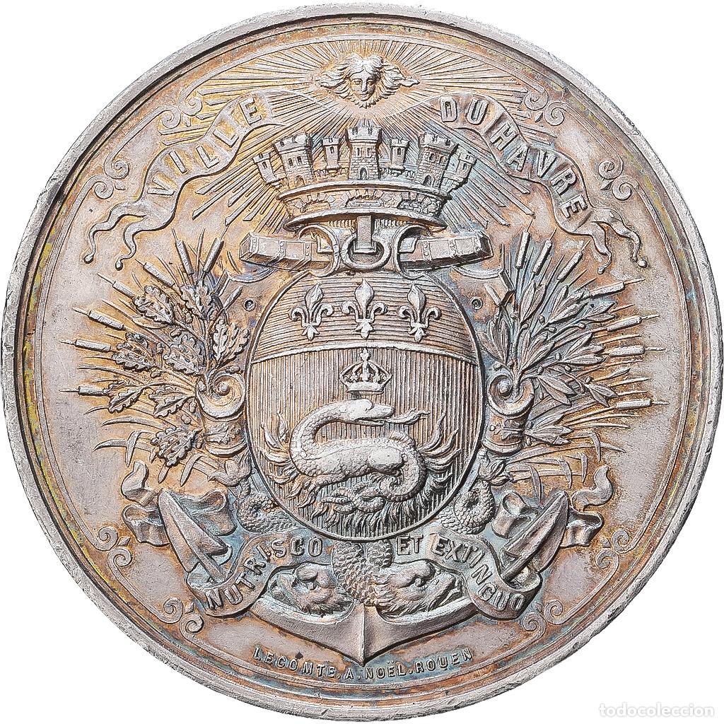 Medallas hist&oacute;ricas: [#1529407] Francia, medalla, Soci&eacute;t&eacute; d'Horticulture et de Botanique du Havre, Plata