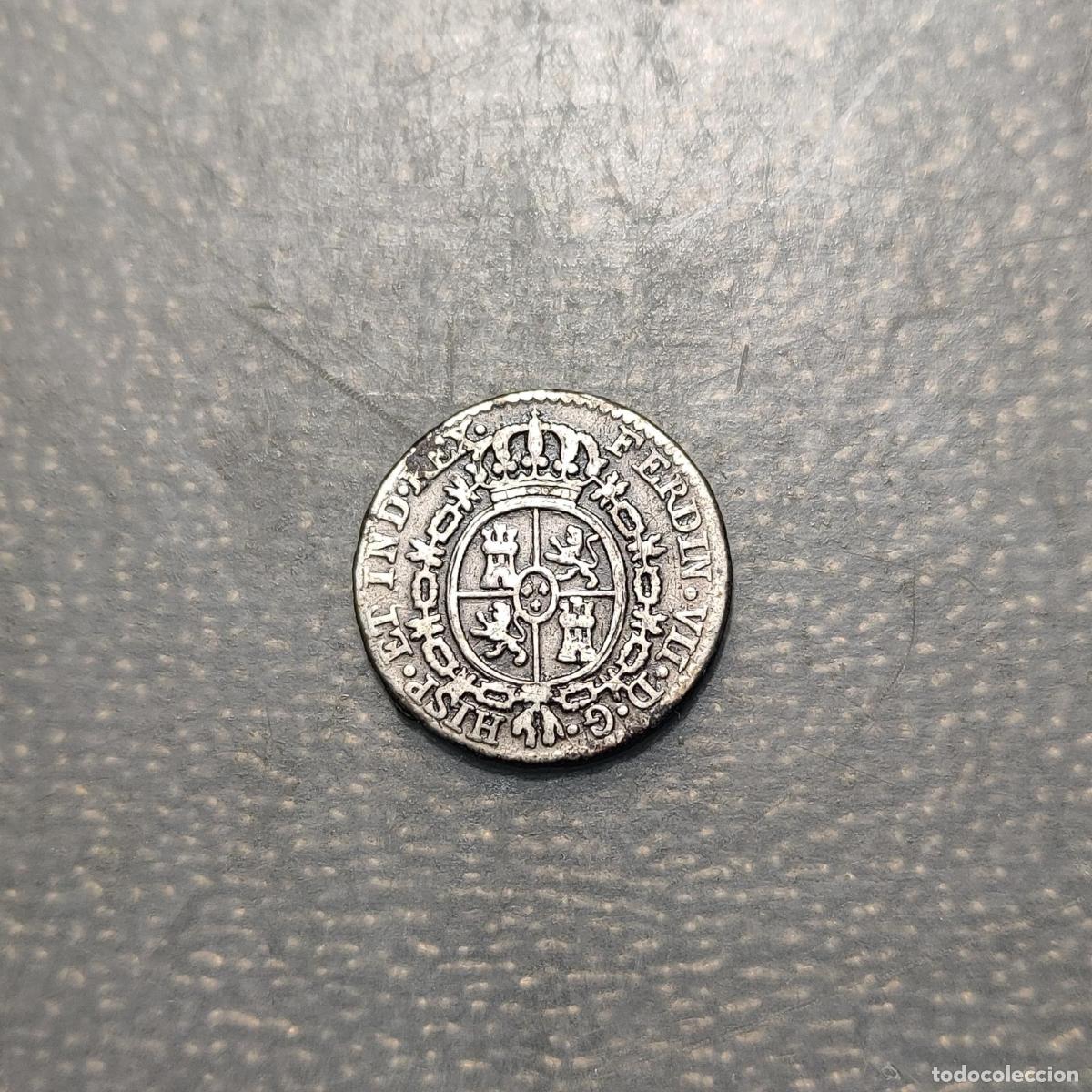 Medallas hist&oacute;ricas: ESPA&Ntilde;A MADRID FERNANDO VII MEDALLA PROCLAMACION 1808 TAMA&Ntilde;O 1/2 REAL