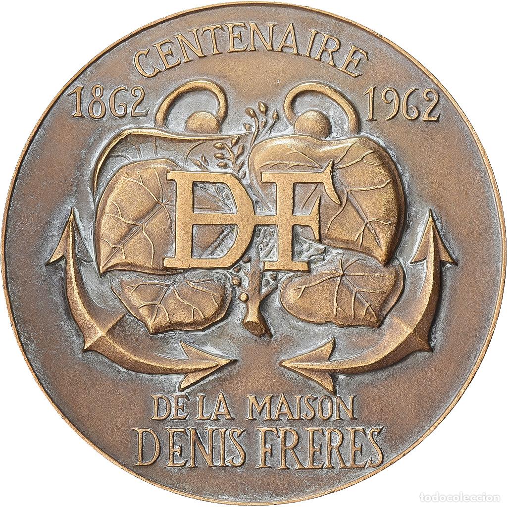 Medallas hist&oacute;ricas: [#1529113] Francia, medalla, Maison Denis Fr&egrave;re, Armateur, Bordeaux-Sa&iuml;gon, 1962, Bronce