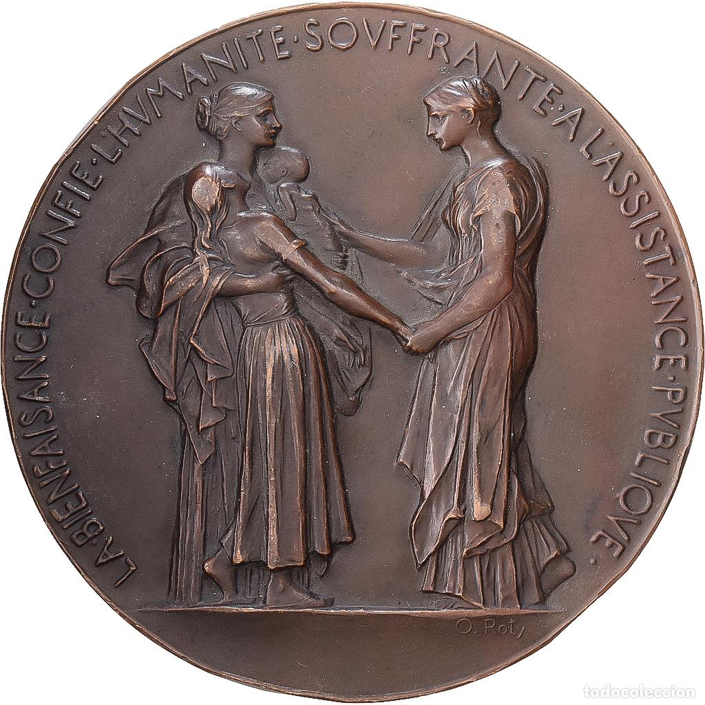 Medallas hist&oacute;ricas: [#1529229] Francia, medalla, Minist&egrave;re de l'Int&eacute;rieur, Assistance Publique, 1896, Bronce