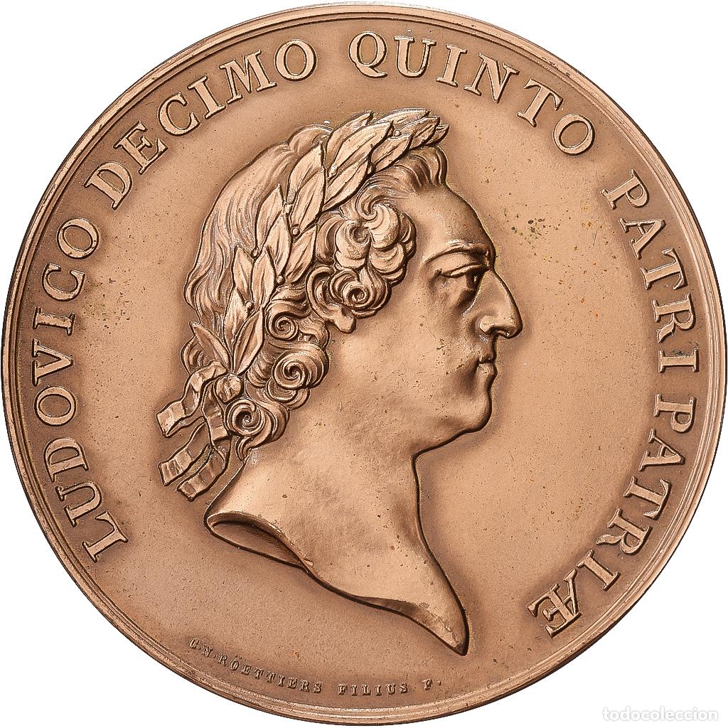 Medallas hist&oacute;ricas: [#1529289] Francia, medalla, LOUIS XV, RATTACHEMENT DE LA CORSE &Agrave; LA FRANCE, 1968, Bronce