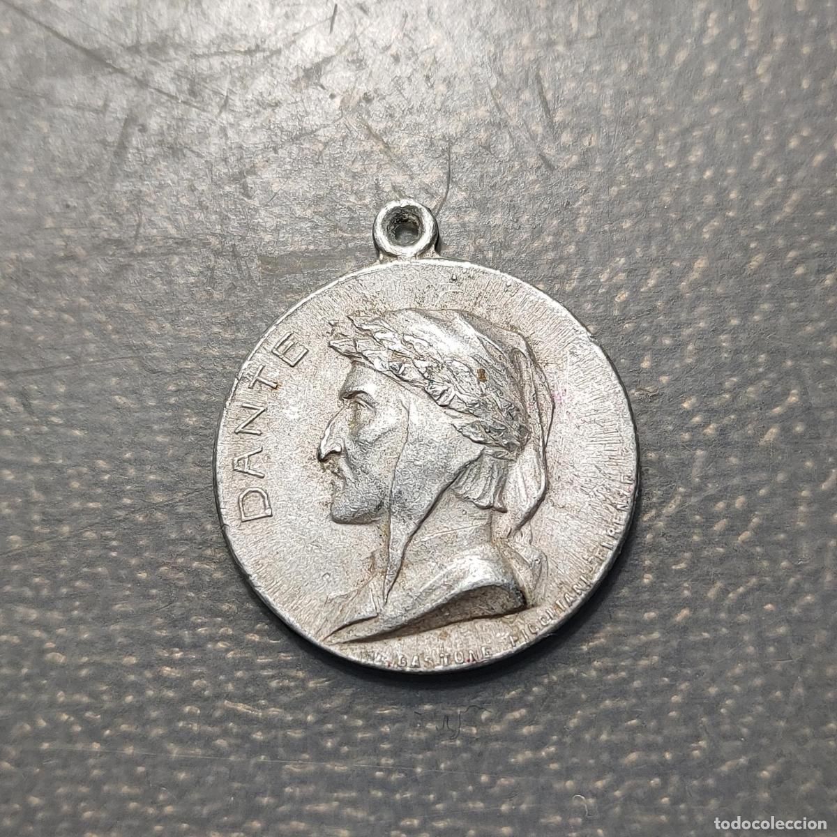 Medallas hist&oacute;ricas: ITALIA FIRENZE FLORENCIA MEDALLA 1949 DANTE ASOCIACION ITALIANA MUTILADOS