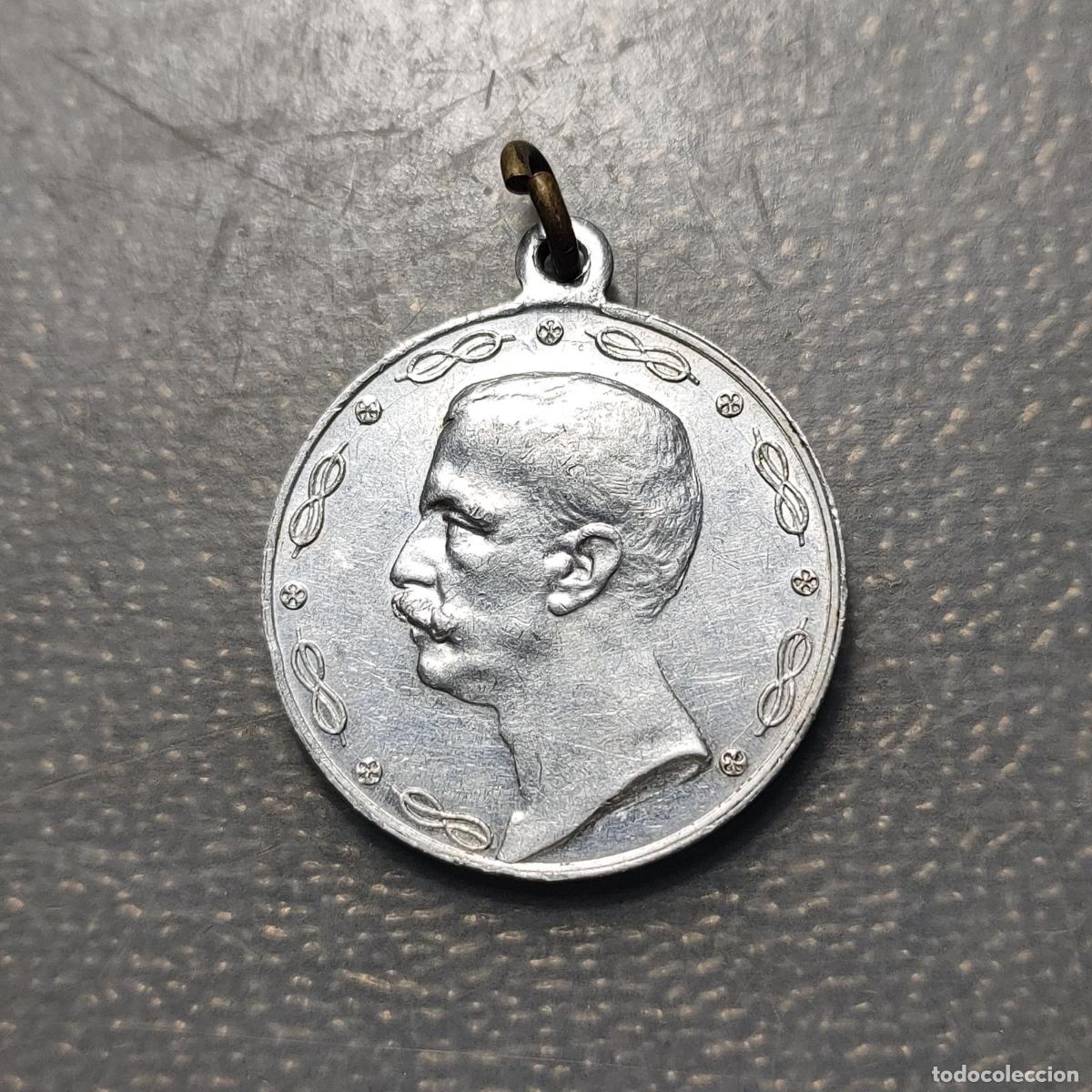 Medallas hist&oacute;ricas: ITALIA MEDALLA REINO VITTORIO EMANUELE III ALUMINIO 28x19mm