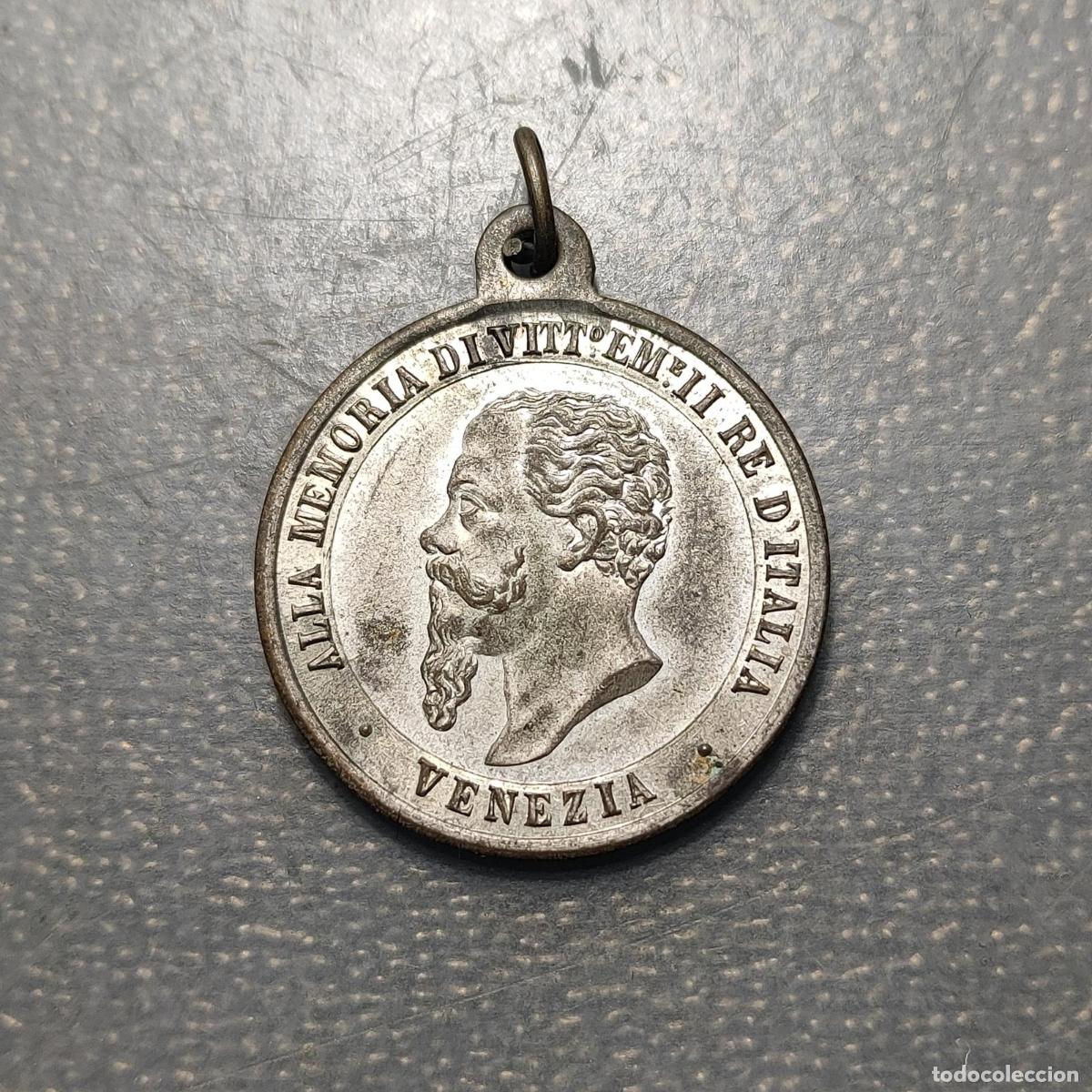 Medallas hist&oacute;ricas: ITALIA MEDALLA REINO VITTORIO EMANUELE II VENECIA INAUGURACION MONUMENTO 1887