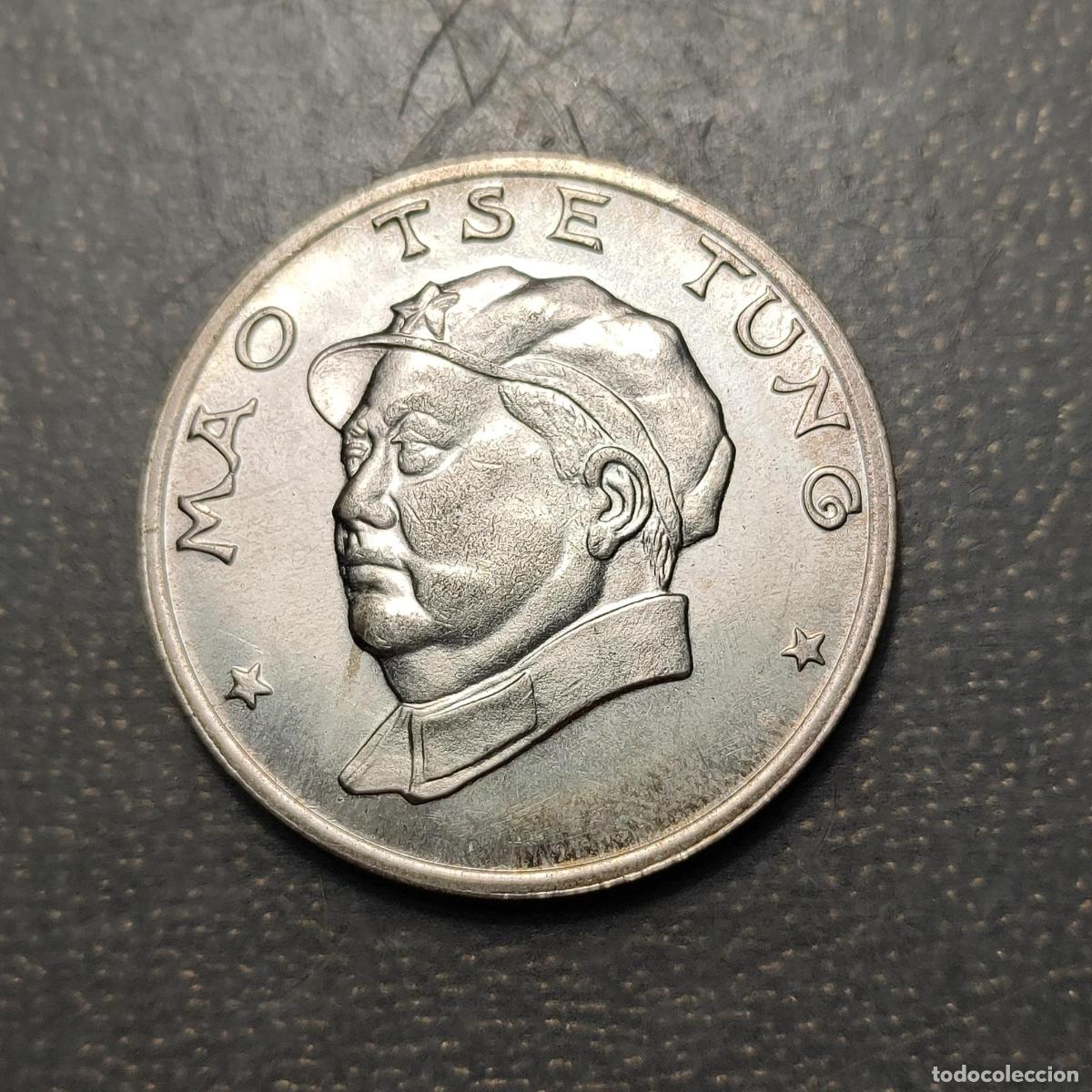 Medallas hist&oacute;ricas: CHINA MEDALLA MAO TSE TUNG 35 mm