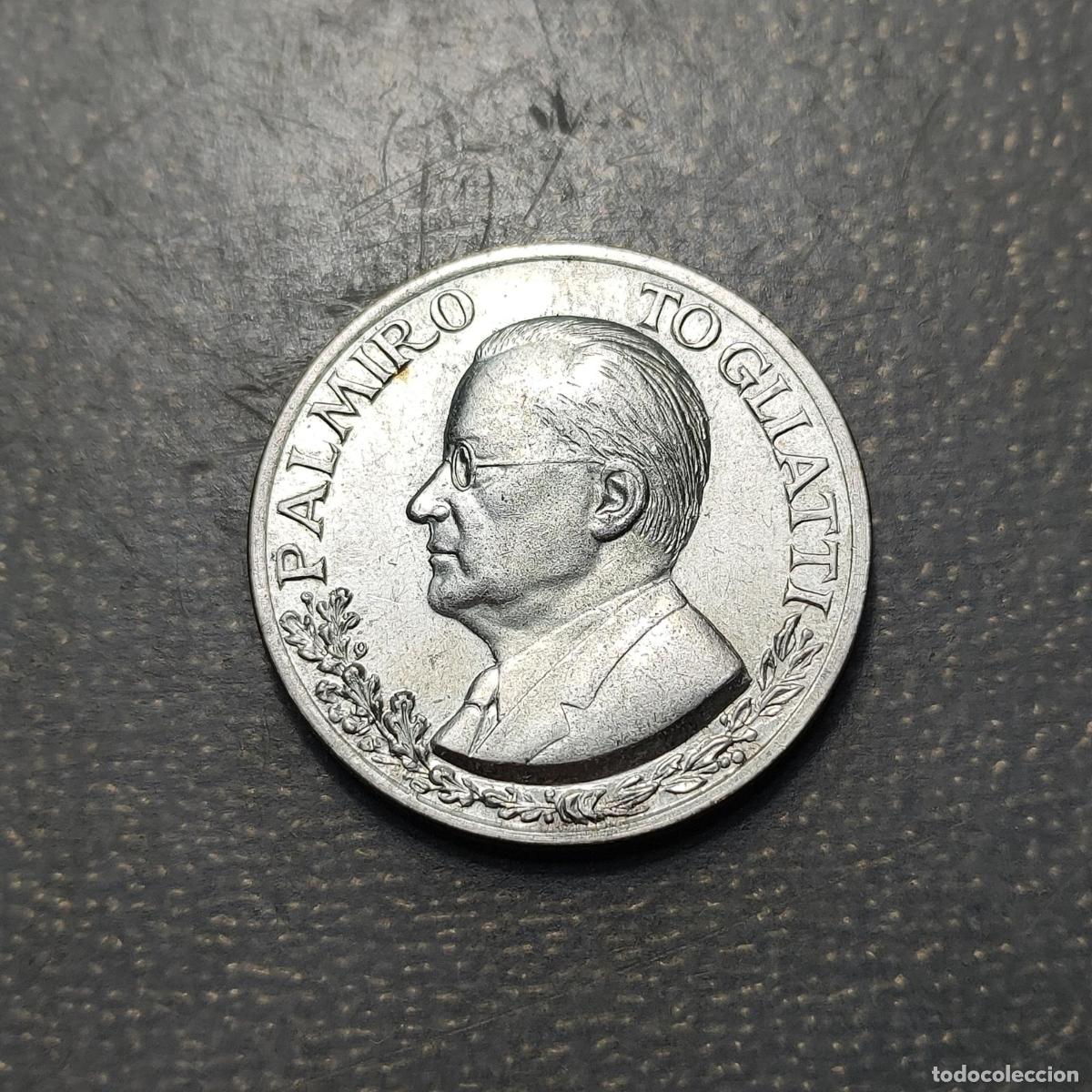 Medallas hist&oacute;ricas: RUSIA RUSSIA ITALIA CRIMEA MEDALLA PARTITO COMUNISTA PALMIRO TOGLIATTI