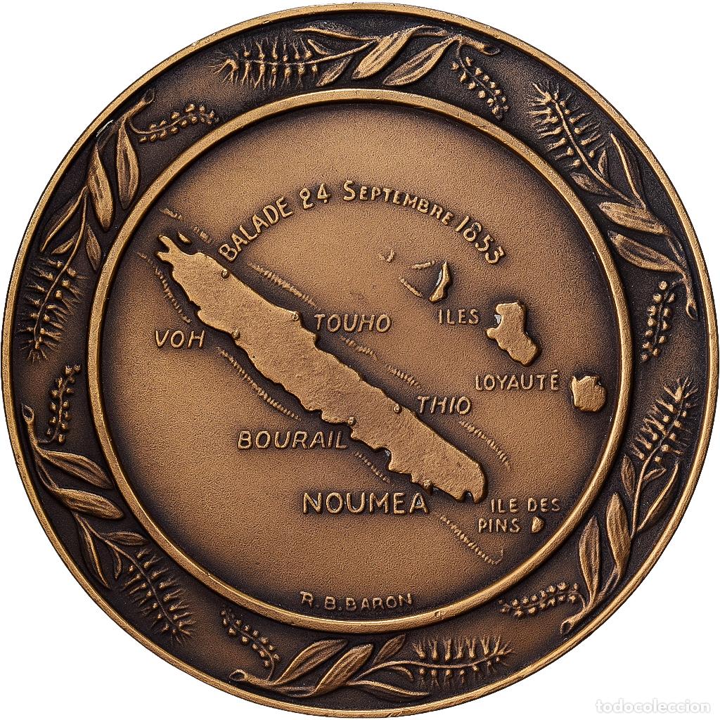 Medallas hist&oacute;ricas: [#1528942] Francia, medalla, Centenaire de la Pr&eacute;sence Fran&ccedil;aise en Nouvelle-Cal&eacute;donie