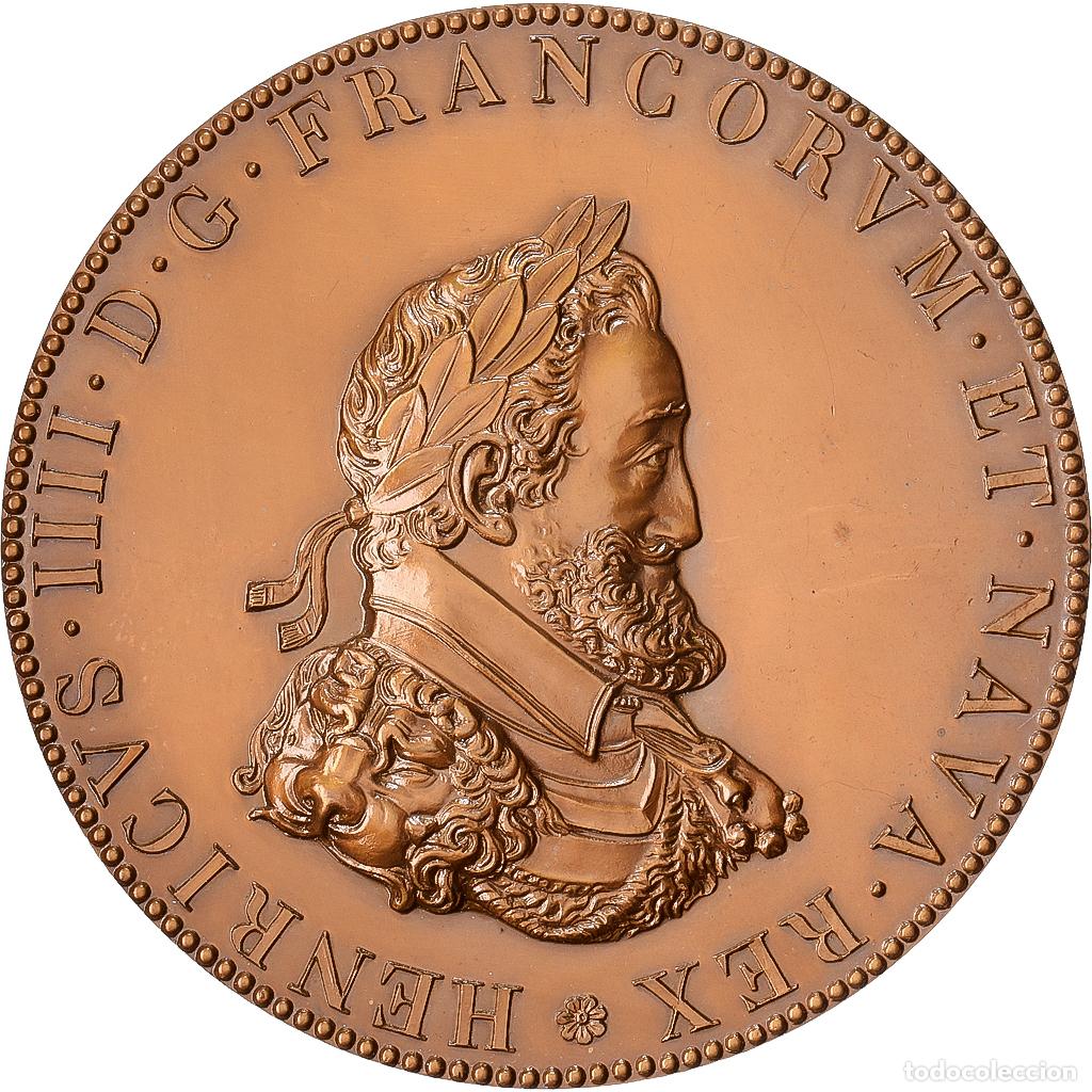 Medallas hist&oacute;ricas: [#1528984] Francia, medalla, Henri IV et Marie de M&eacute;dicis, History, Restrike, SC, Bronce