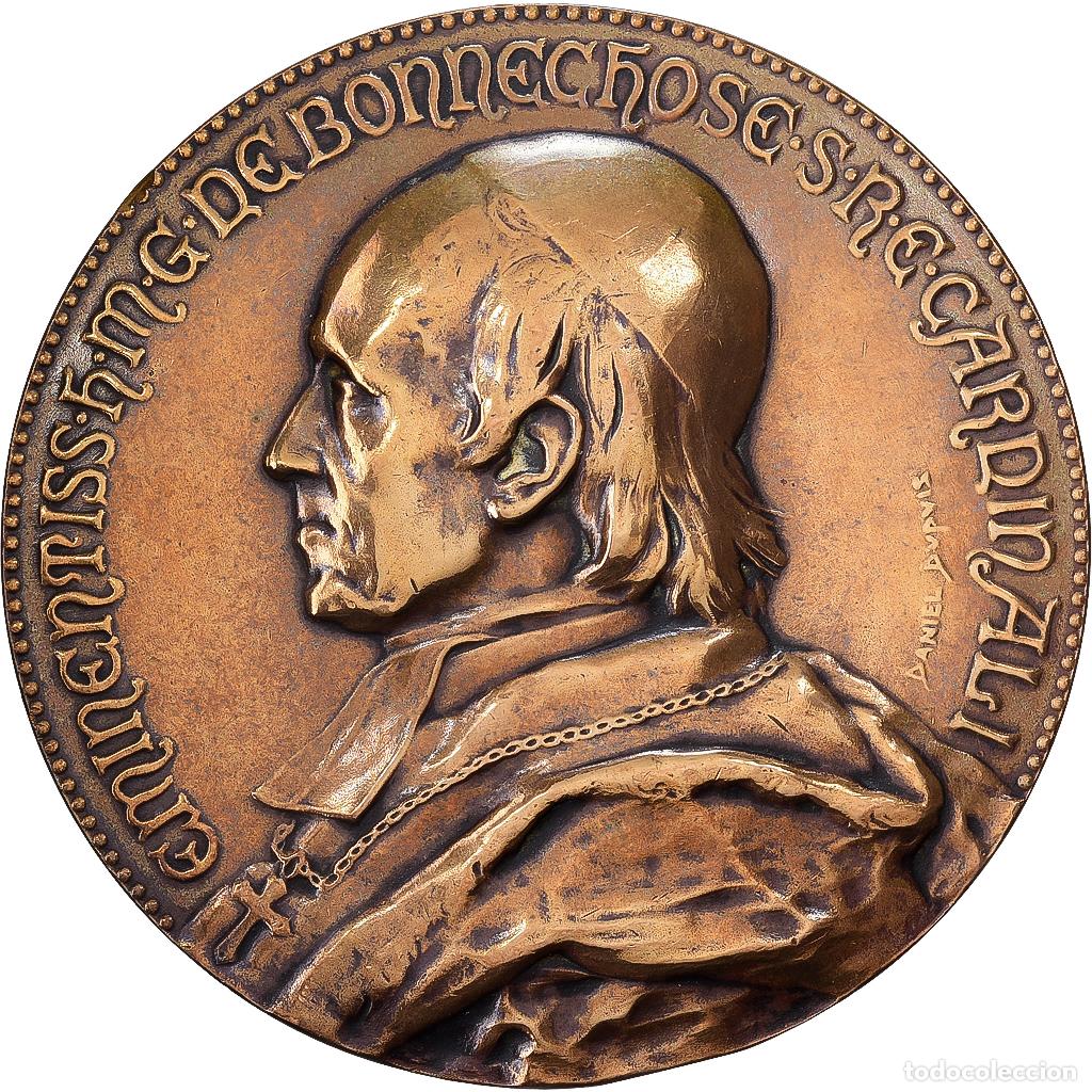 Medallas hist&oacute;ricas: [#1529282] Francia, medalla, Le Cardinal Bonnechose, 1893, Bronce, Dupuis.D, MBC