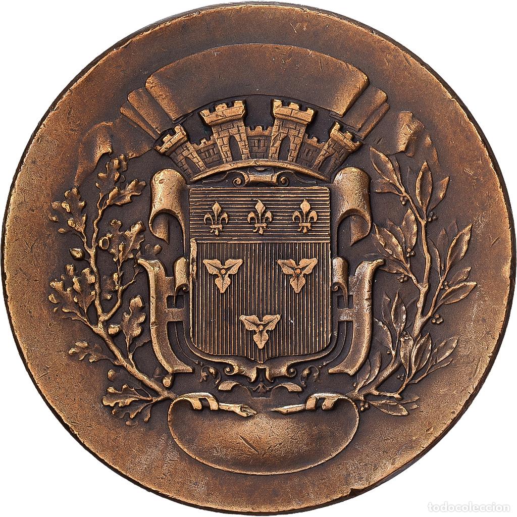 Medallas hist&oacute;ricas: [#1528792] Francia, medalla, Exposition Pomologique, Ville d'Orl&eacute;ans, 1904, Bronce, MBC
