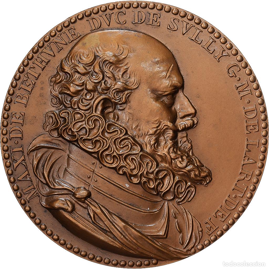 Medallas hist&oacute;ricas: [#1528791] Francia, medalla, Maximilien de B&eacute;thune, Duc de Sully, Bronce, EBC