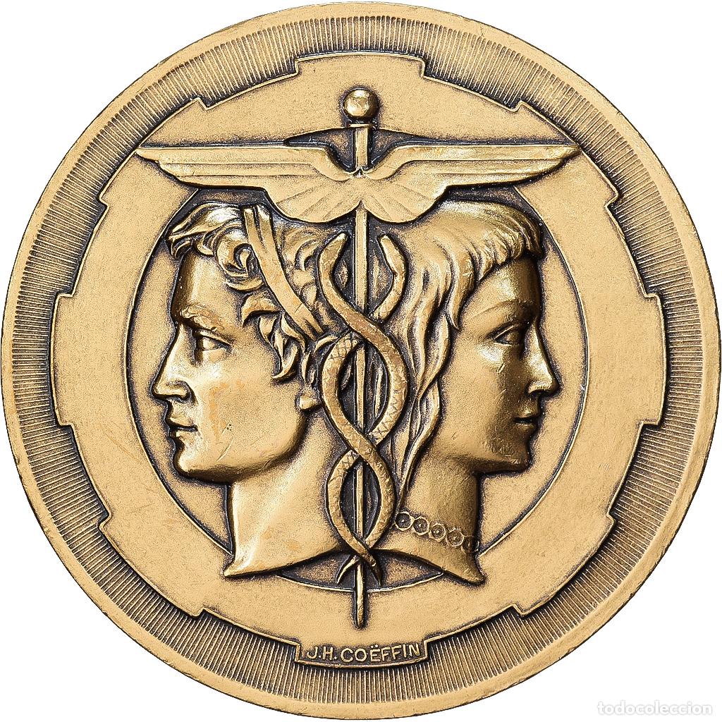 Medallas hist&oacute;ricas: [#1528855] Francia, medalla, Chambre de Commerce et d'Industrie de Rouen, 2003, Bronce