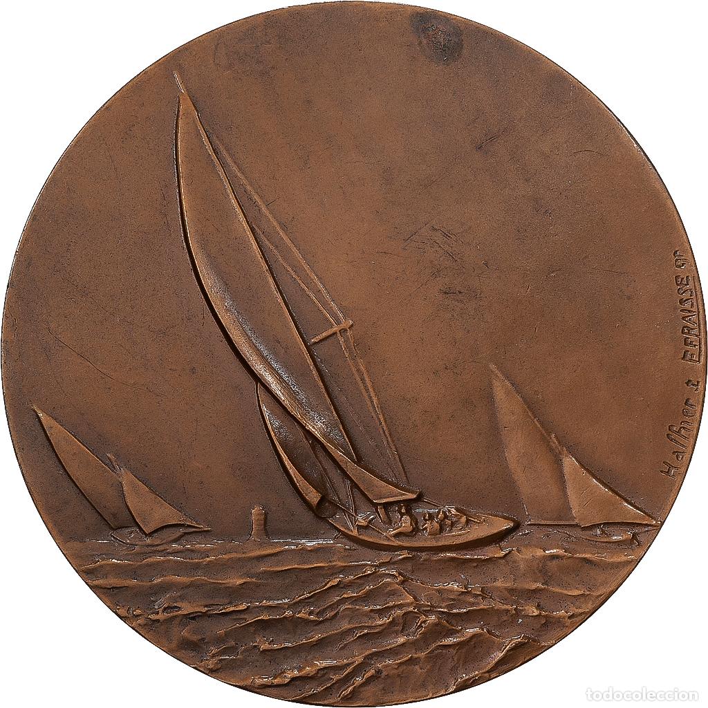 Medallas hist&oacute;ricas: [#1528939] Francia, medalla, Course Croisi&egrave;re, Noum&eacute;a, 1964, Bronce, Fraisse, EBC