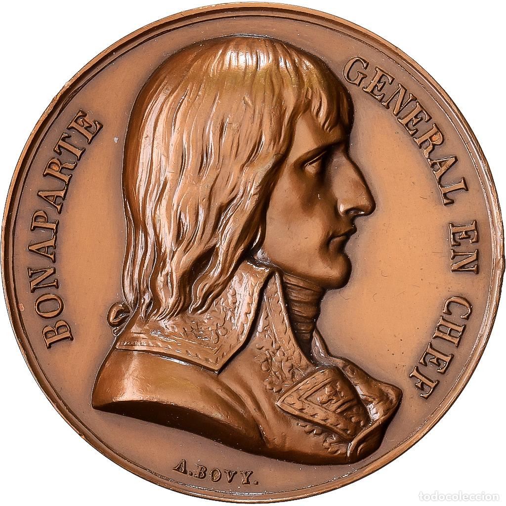Medallas hist&oacute;ricas: [#1528982] Francia, medalla, Bonaparte en Egypte, 1798, Bronce, Bovy, Restrike, SC