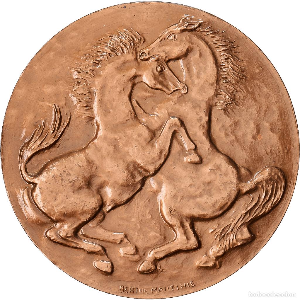 Medallas hist&oacute;ricas: [#1528988] Francia, medalla, Chevaux, Bronce, Martinie, SC