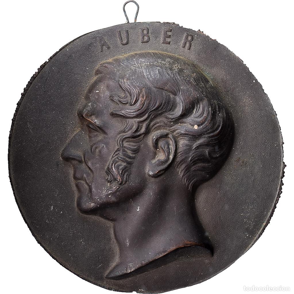 Medallas hist&oacute;ricas: [#1528969] Francia, medalla, Auber, Cobre, Clich&eacute; Uniface, MBC