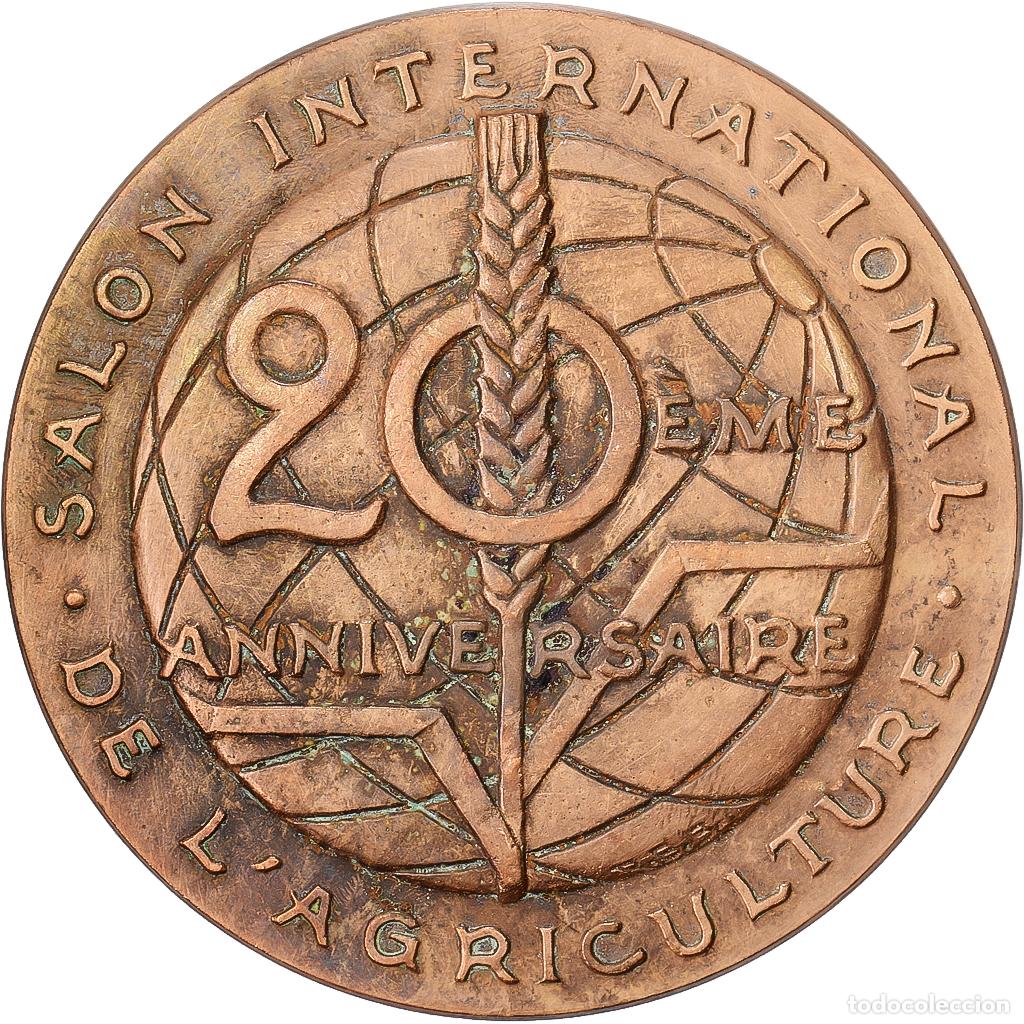 Medallas hist&oacute;ricas: [#1529006] Francia, medalla, Salon International de l'Agriculture de Paris, 1983, Bronce