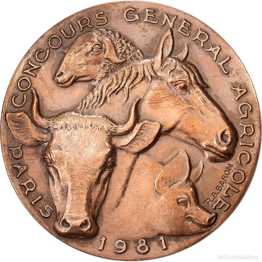 Medallas hist&oacute;ricas: [#1529011] Francia, medalla, Salon International de l'Agriculture de Paris, 1981, Bronce