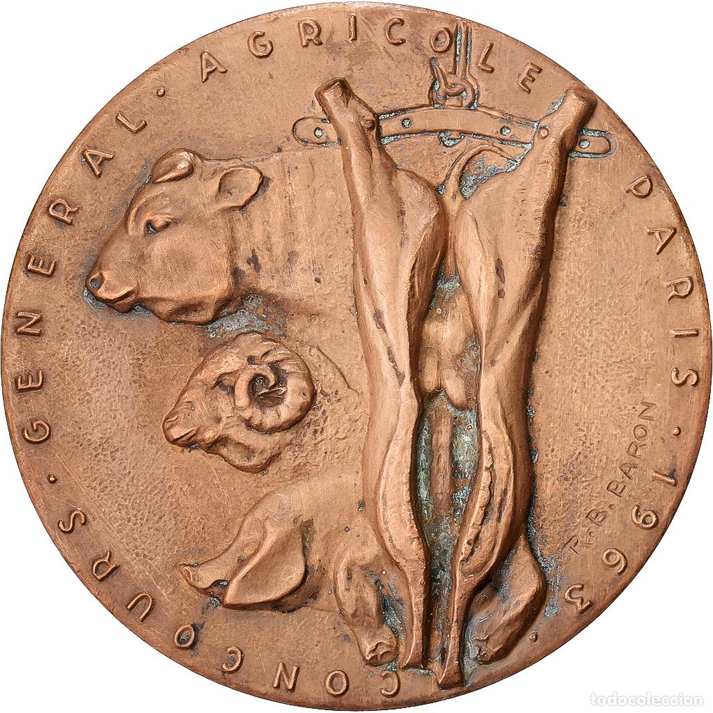 Medallas hist&oacute;ricas: [#1529009] Francia, medalla, Salon International de l'Agriculture de Paris, 1963, Bronce