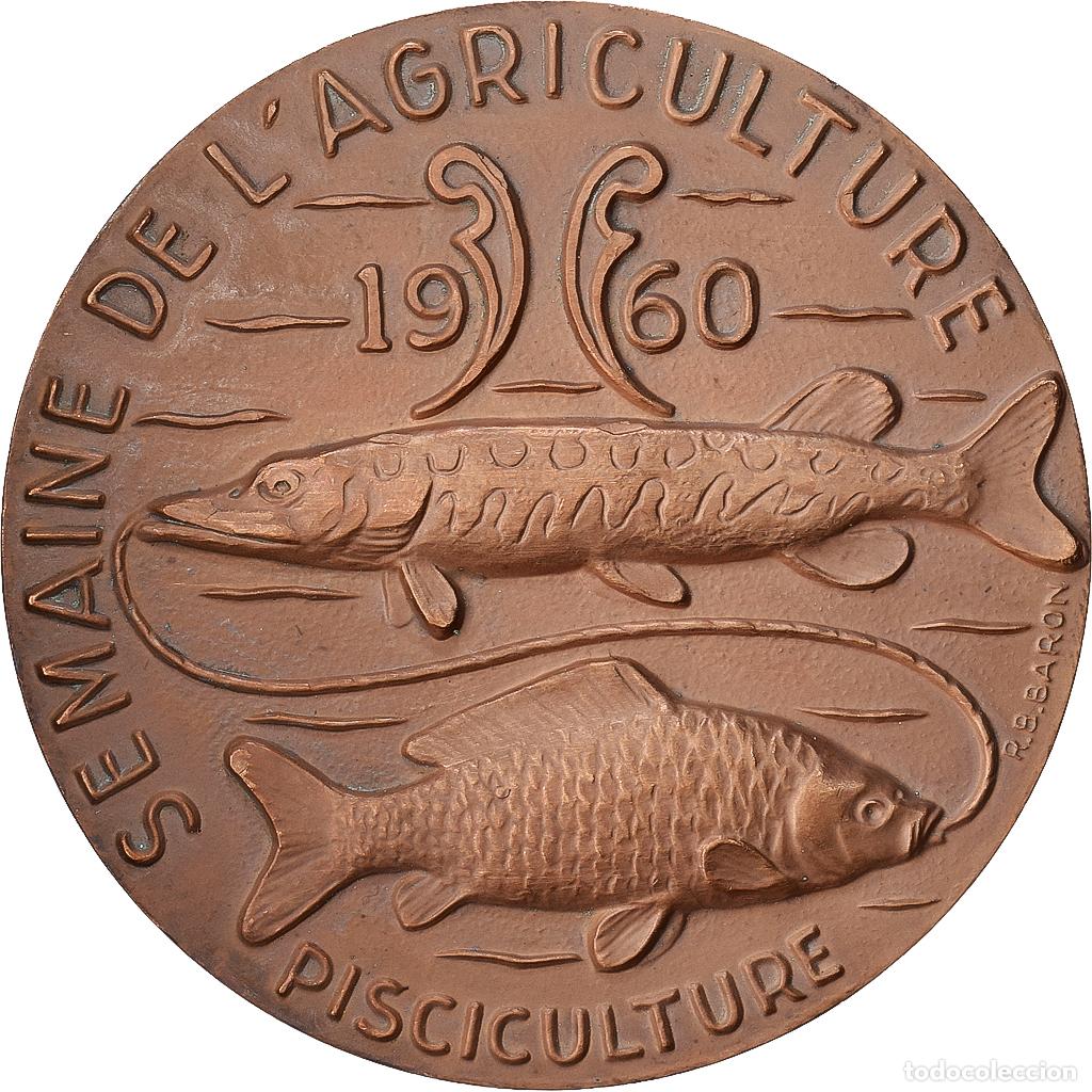 Medallas hist&oacute;ricas: [#1529014] Francia, medalla, Salon International de l'Agriculture de Paris, 1960, Bronce