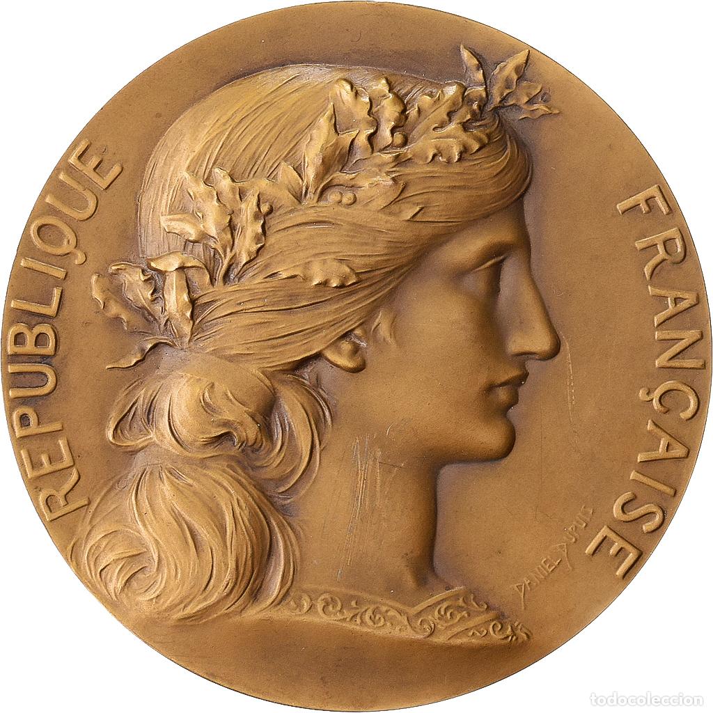 Medallas hist&oacute;ricas: [#1529044] Francia, medalla, Agriculture, Bronce, Dupuis.D, EBC
