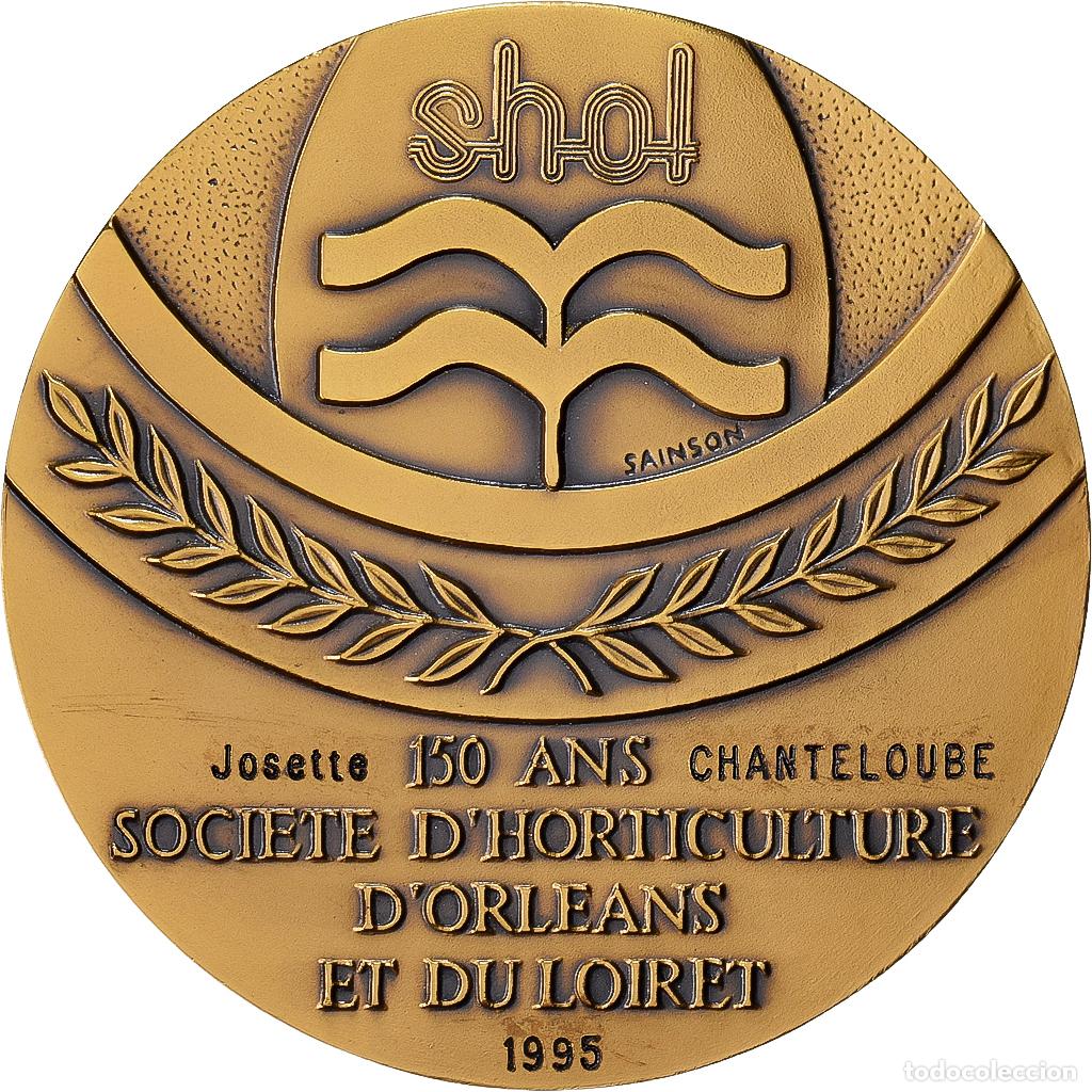 Medallas hist&oacute;ricas: [#1529039] Francia, medalla, Soci&eacute;t&eacute; d'Horticulture d'Orl&eacute;ans et du Loiret, 1995