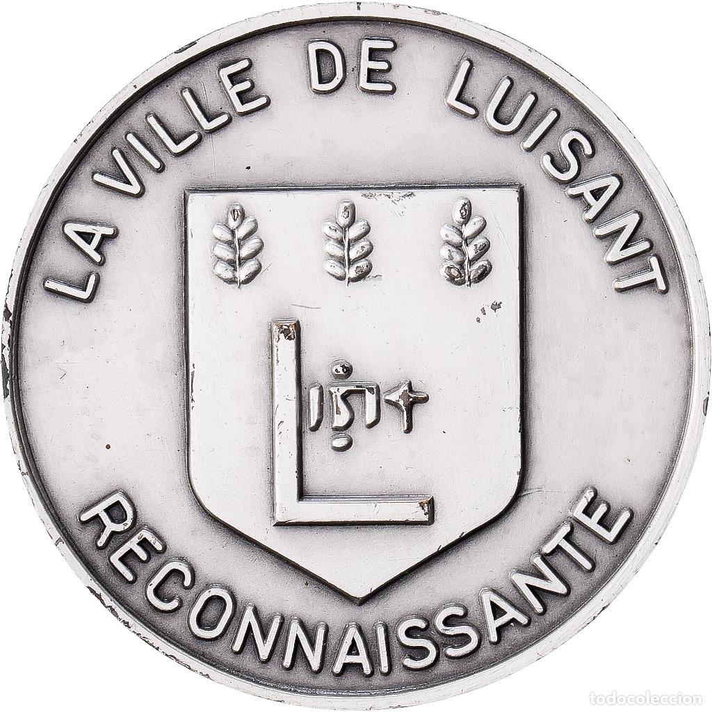 Medallas hist&oacute;ricas: [#1529049] Francia, medalla, Ville de Luisant, Bronce plateado, EBC