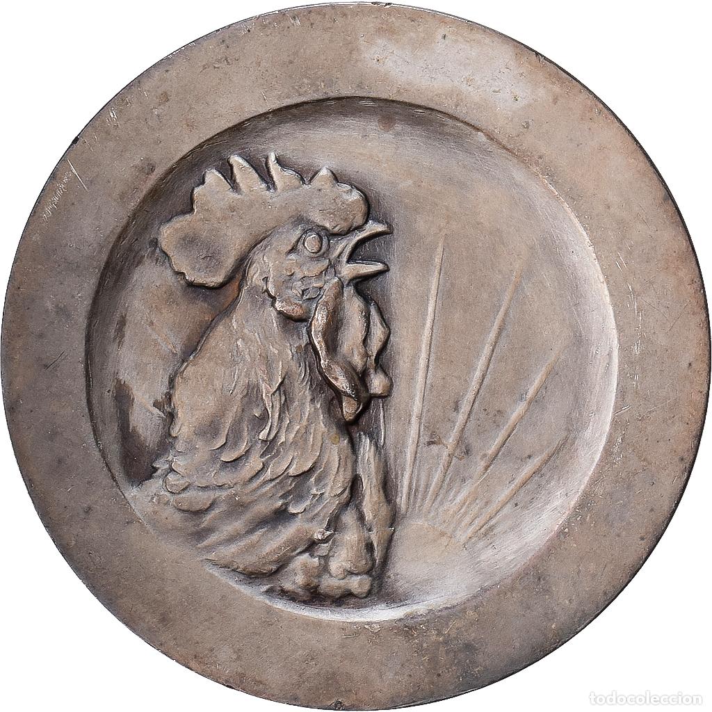 Medallas hist&oacute;ricas: [#1529061] Francia, medalla, U.V.F, Comit&eacute; de l'Aisne, 1930, Bronce plateado, EBC