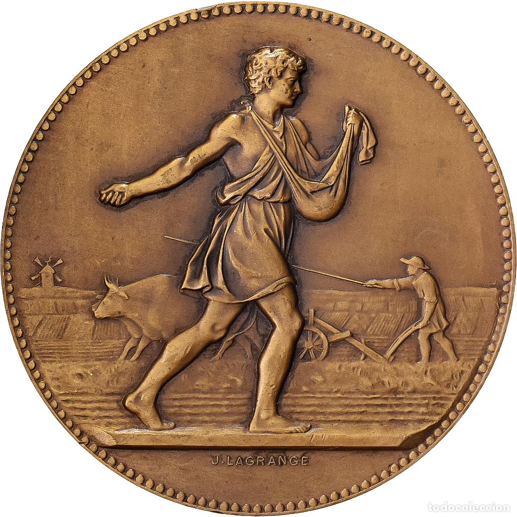 Medallas hist&oacute;ricas: [#1529057] Francia, medalla, Concours G&eacute;n&eacute;ral agricole, Bronce, Lagrange, SC