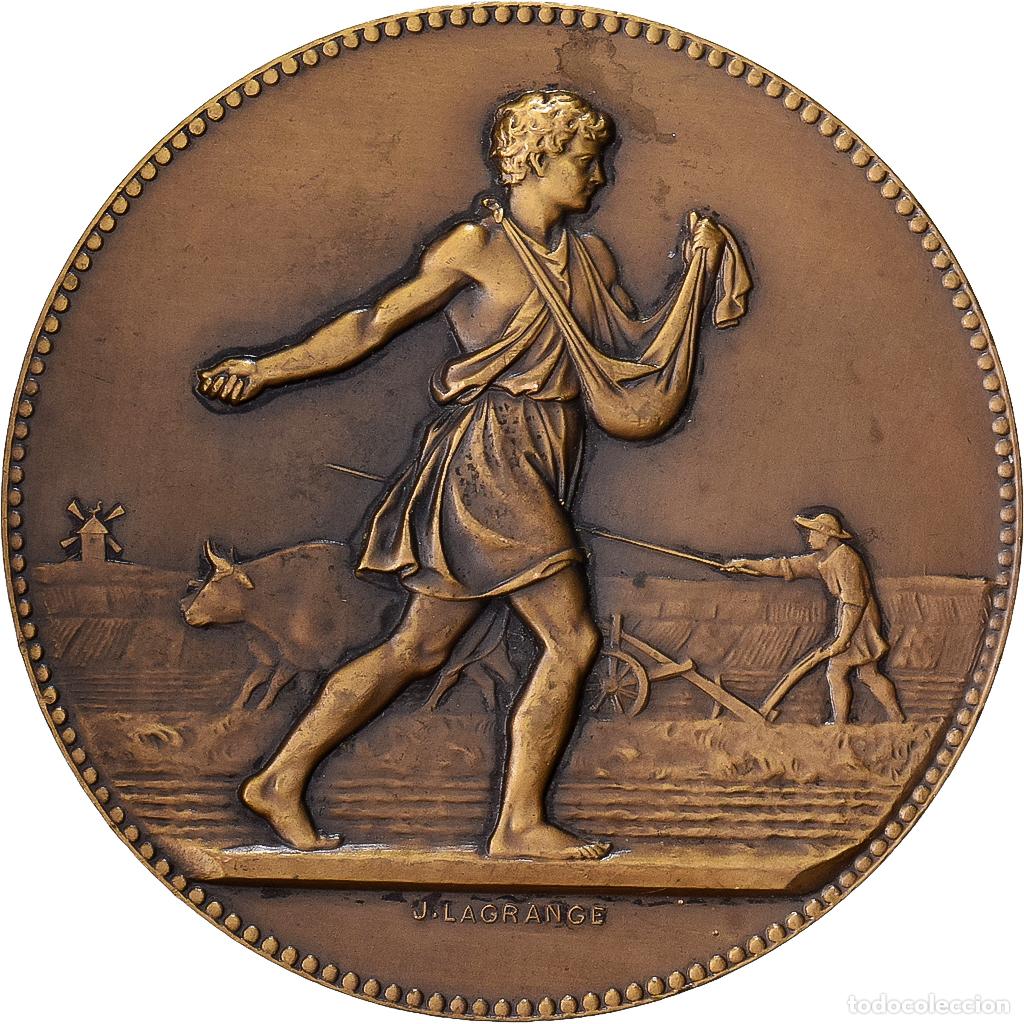 Medallas hist&oacute;ricas: [#1529058] Francia, medalla, Concours G&eacute;n&eacute;ral agricole, Bronce, Lindauer, SC
