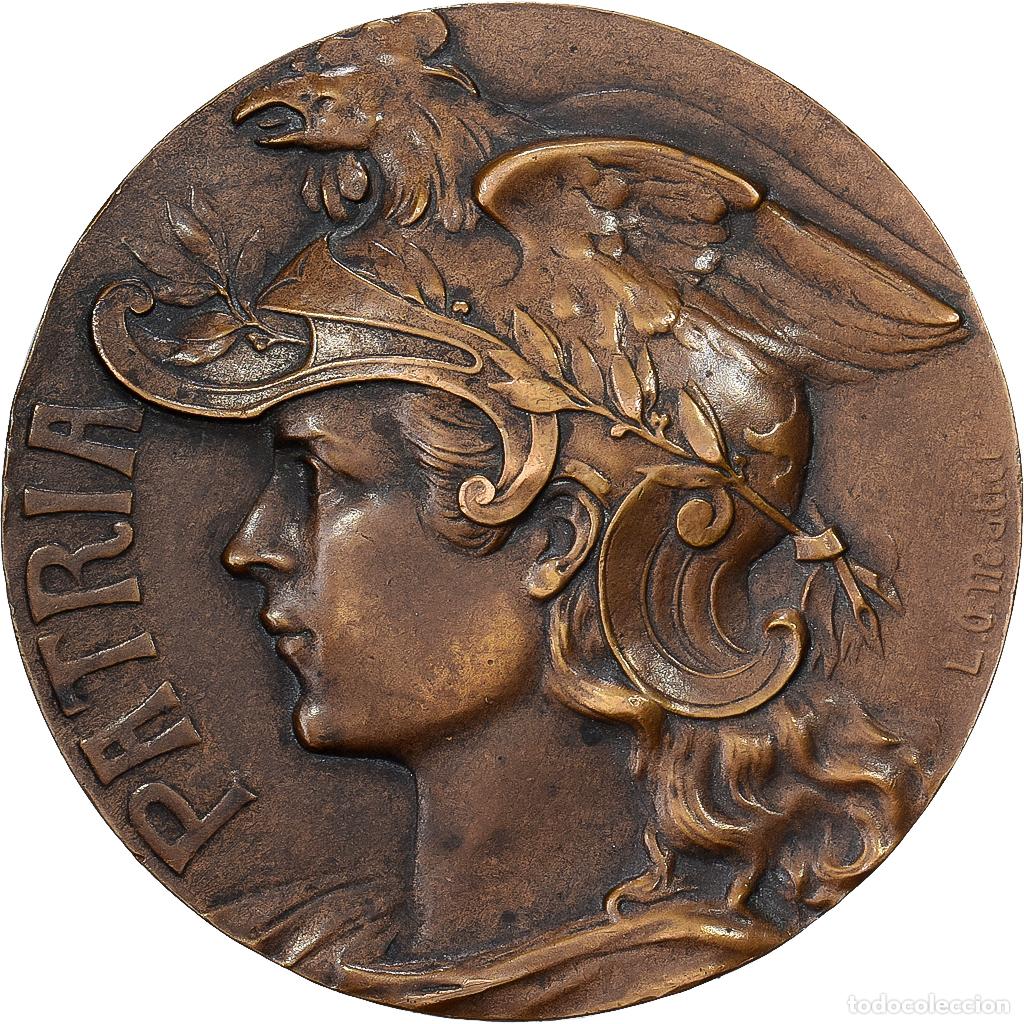 Medallas hist&oacute;ricas: [#1529072] Francia, medalla, Patria, Bronce, Mattei, MBC