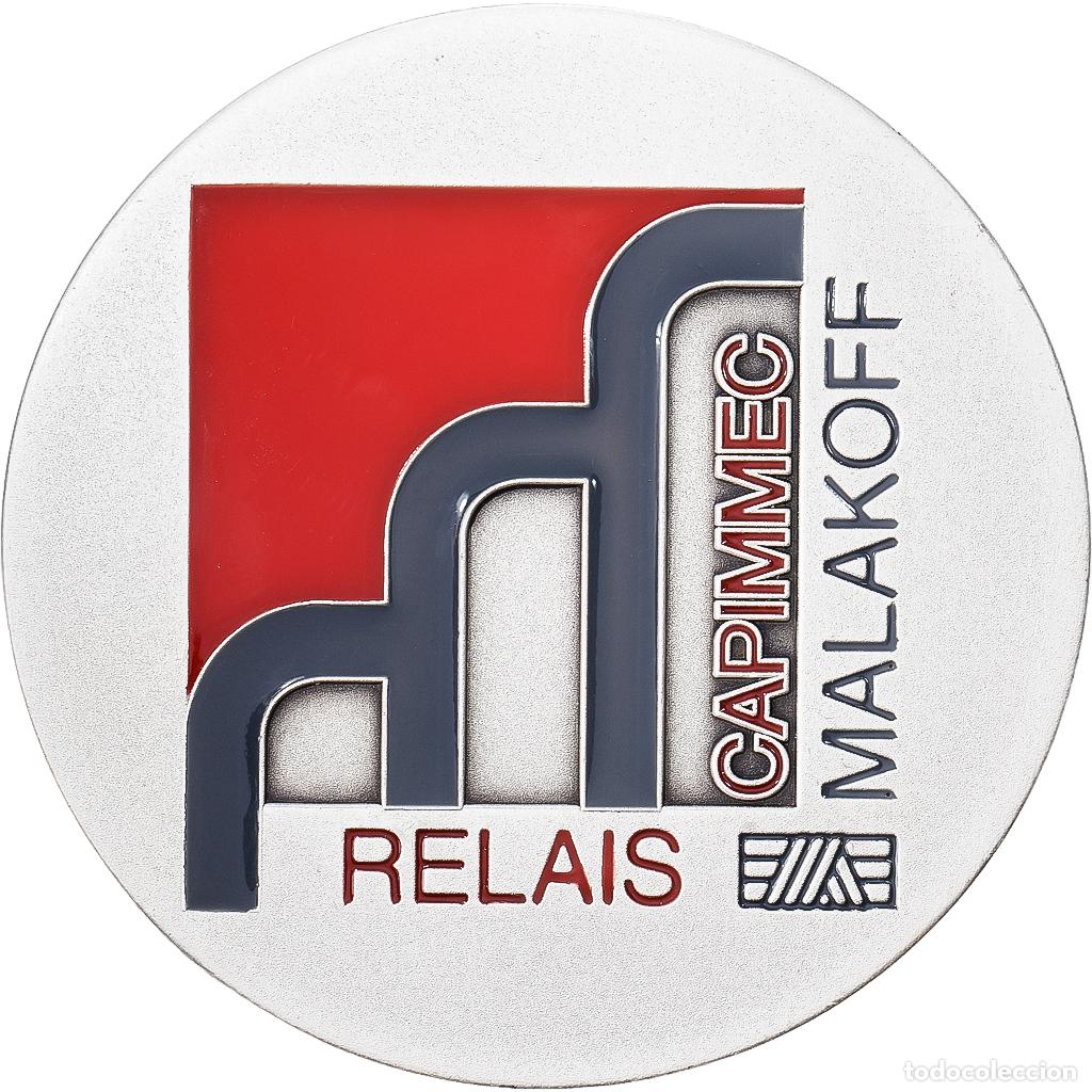 Medallas hist&oacute;ricas: [#1529076] Francia, medalla, Relais CAPIMMEC Malakoff, 2004, Bronce plateado, Pichard, EBC