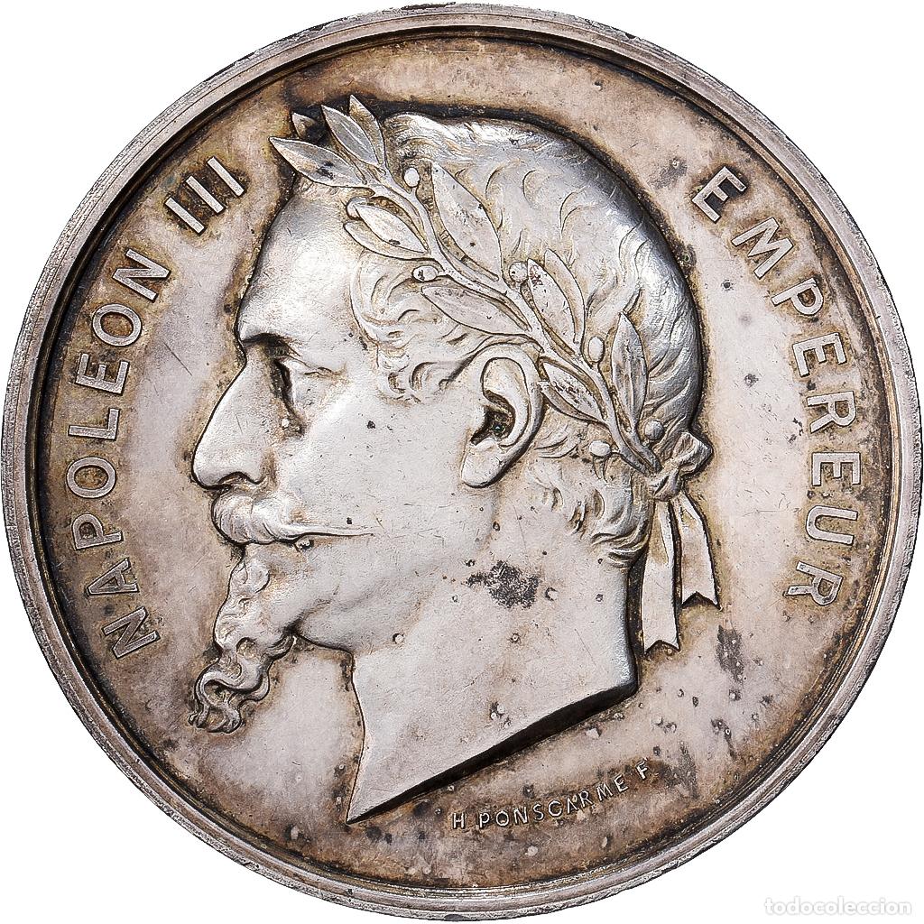 Medallas hist&oacute;ricas: [#1529085] Francia, medalla, Exposition universelle de Paris, 1867, Plata chapada en cobre