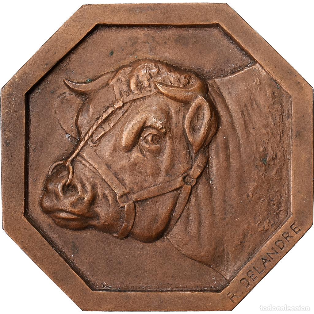 Medallas hist&oacute;ricas: [#1529083] Francia, medalla, Taureau, Bronce, Delandre, MBC+