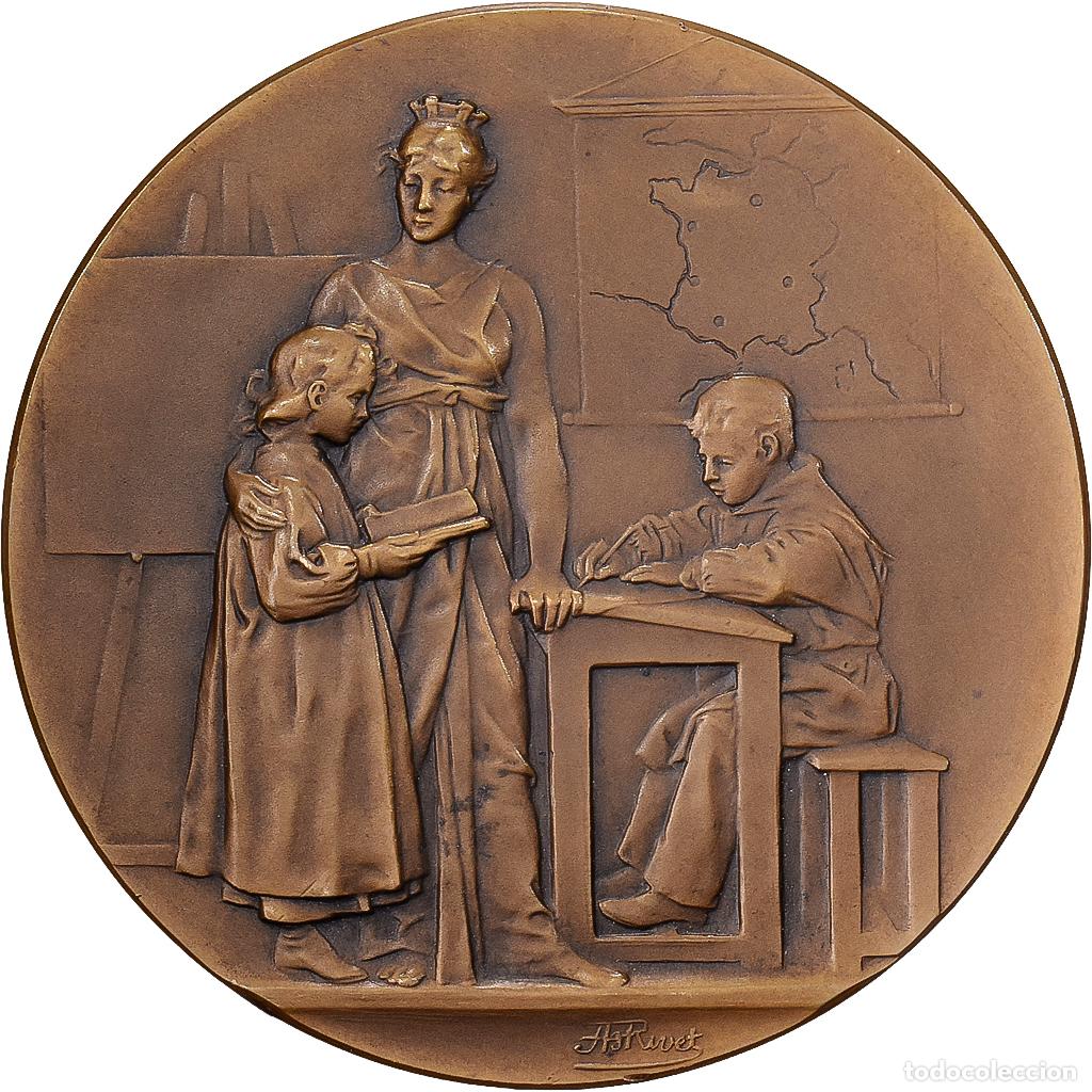 Medallas hist&oacute;ricas: [#1529095] Francia, medalla, Certificat d'Etudes Primaires, Ville de Levallois-Perret