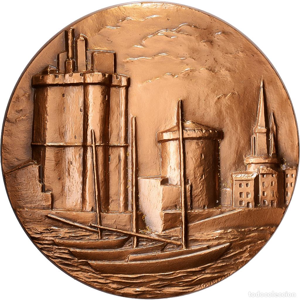 Medallas hist&oacute;ricas: [#1529104] Francia, medalla, Ville de La Rochelle, Bronce, EBC