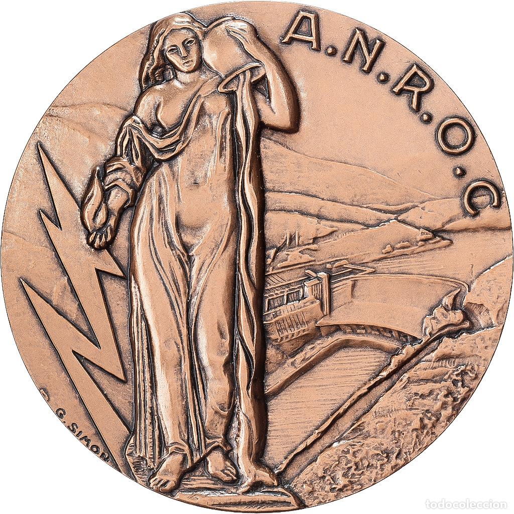 Medallas hist&oacute;ricas: [#1529115] Francia, medalla, A.N.R.O.C, 2016, Bronce, Simon, Gaz de Bordeaux, SC
