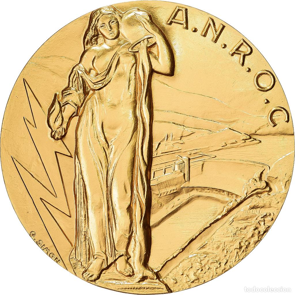 Medallas hist&oacute;ricas: [#1529117] Francia, medalla, A.N.R.O.C, 2006, Bronce dorado, Simon, Gaz de Bordeaux, SC