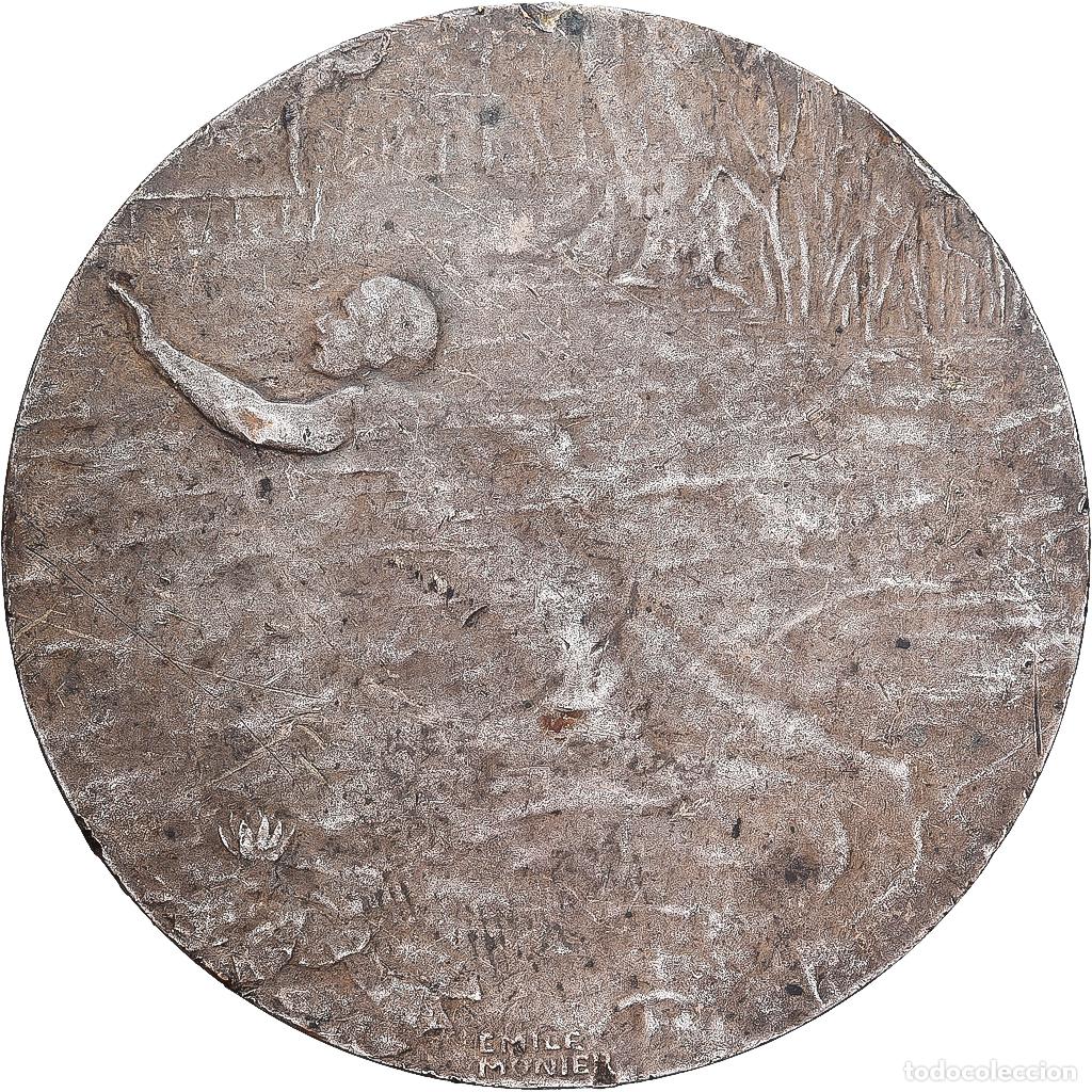 Medallas hist&oacute;ricas: [#1529213] Francia, medalla, L'Echo du Nord, Bronce plateado, Monier, BC+