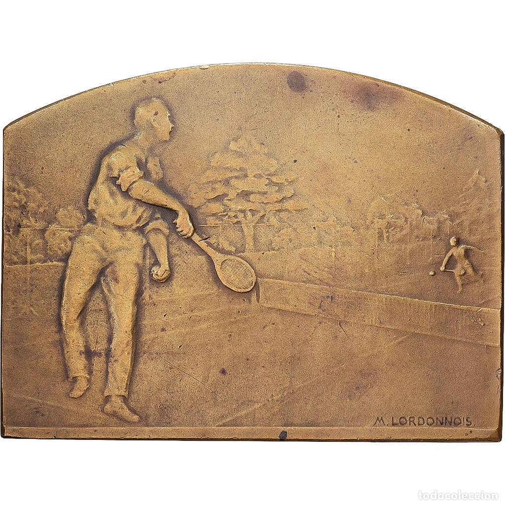 Medallas hist&oacute;ricas: [#1529217] Francia, medalla, Tournois de Tennis de l'Echo de Paris, Bronce, Lordonnois, MBC