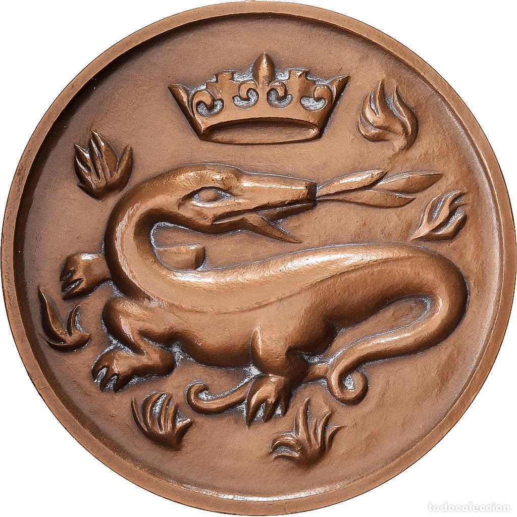 Medallas hist&oacute;ricas: [#1529275] Francia, medalla, Municipalit&eacute; du Havre, Bronce, Monlon, EBC
