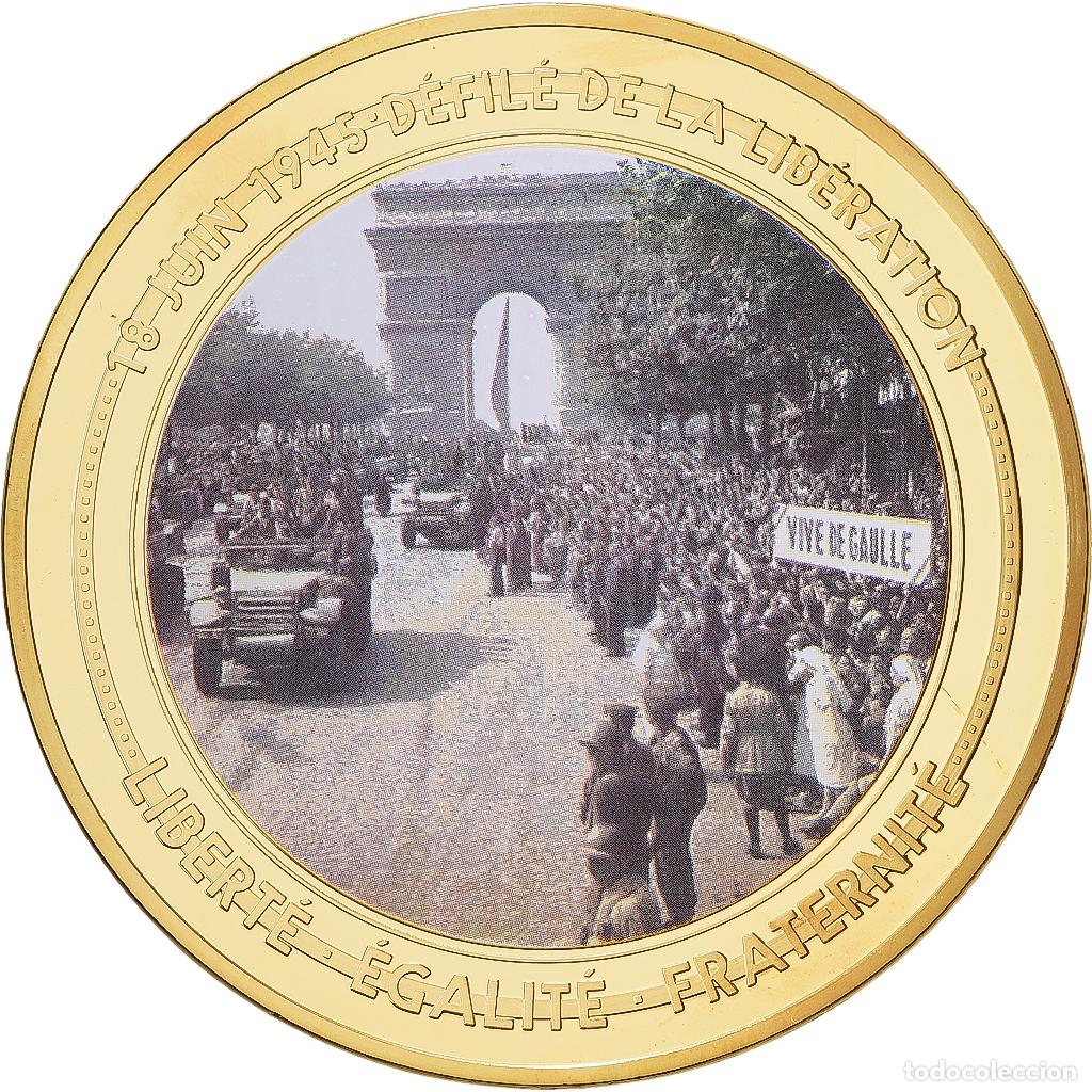 Medallas hist&oacute;ricas: [#1529305] Francia, medalla, Seconde Guerre Mondiale, D&eacute;fil&eacute; de la Lib&eacute;ration du 18 Juin