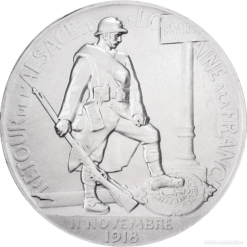 Medallas hist&oacute;ricas: [#1529344] Francia, medalla, Retour de l'Alsace et de la Lorraine &agrave; la France, Bronce