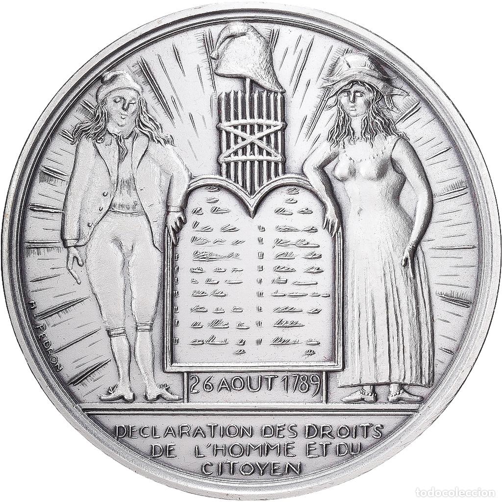 Medallas hist&oacute;ricas: [#1529349] Francia, medalla, R&eacute;volution Fran&ccedil;aise, D&eacute;claration des Droits de l'Homme