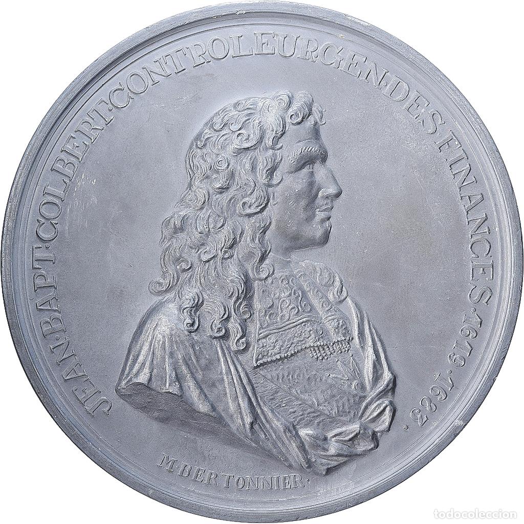 Medallas hist&oacute;ricas: [#1529378] Francia, medalla, Jean-Baptiste Colbert, 300 ans de la mort de Colbert, 1983