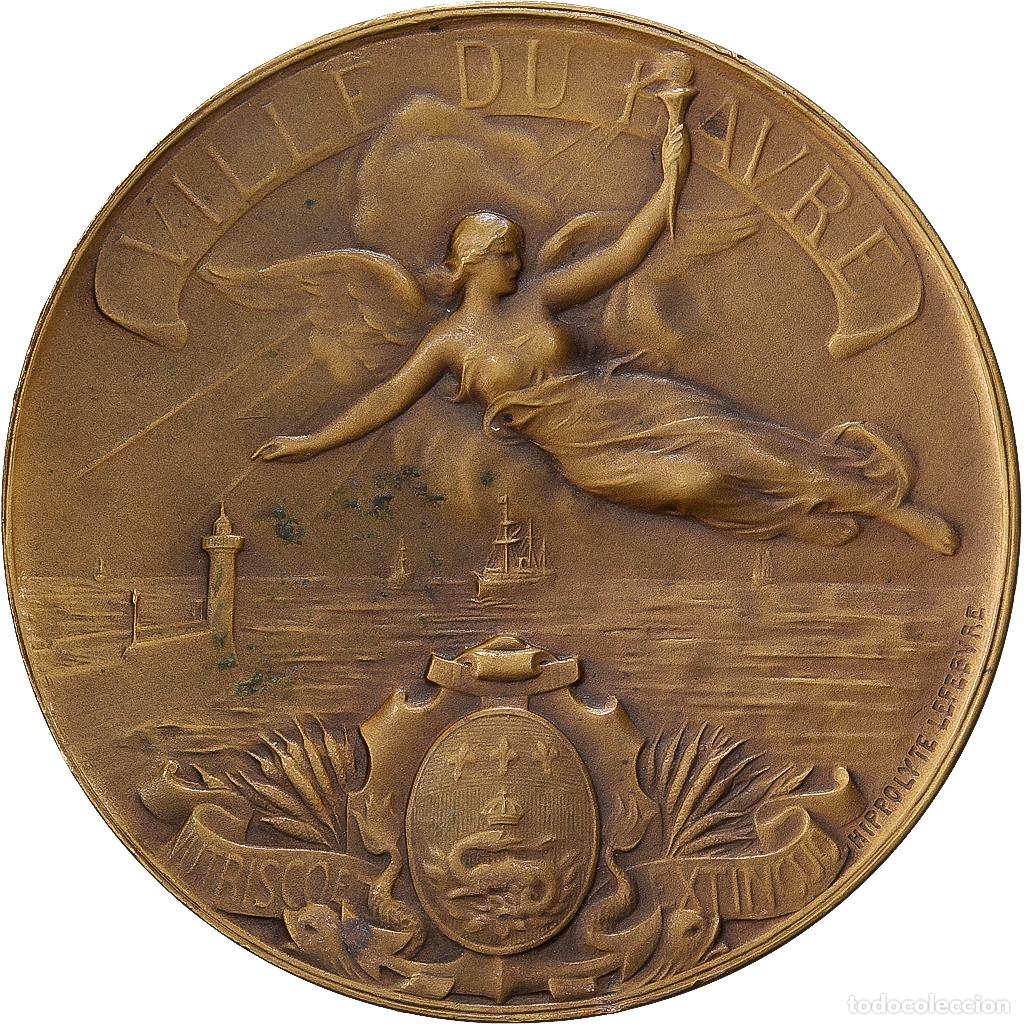 Medallas hist&oacute;ricas: [#1529437] Francia, medalla, Ville du Havre, 1925, Bronce, Lefebvre, EBC