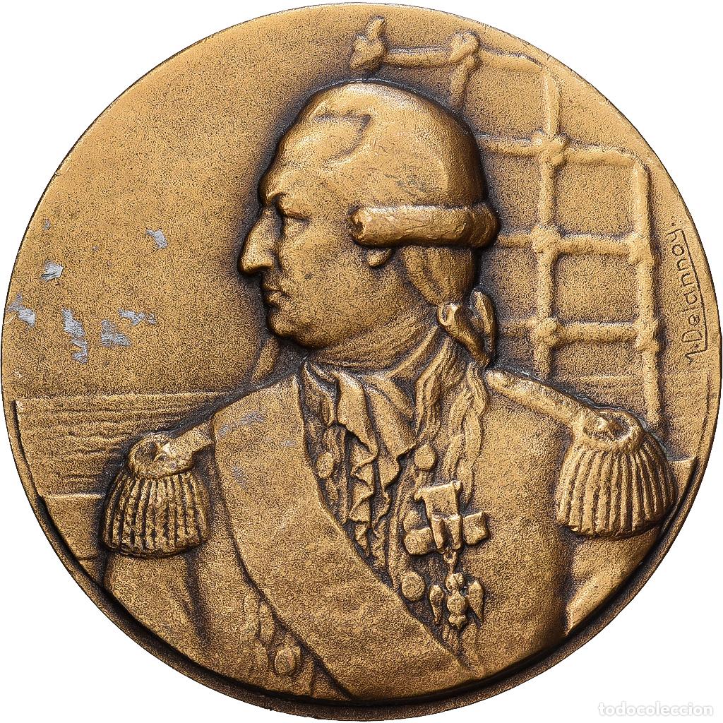 Medallas hist&oacute;ricas: [#1529425] Francia, medalla, Compagnie G&eacute;n&eacute;rale Transatlantique, Paquebot De Grasse