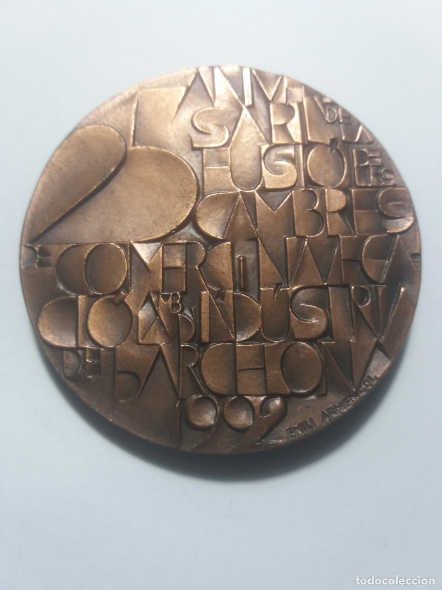 Medallas hist&oacute;ricas: Medalla 25 Aniversari CAMBRES COMER&Ccedil; INDUSTRIA i NAVEGACIO Barcelona