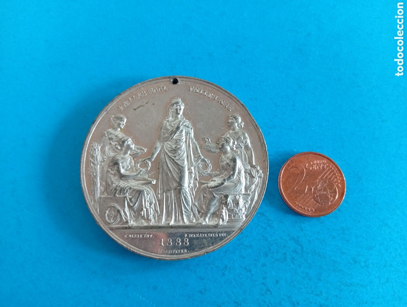 Medallas hist&oacute;ricas: Medalla 1888 Kjobenhavn